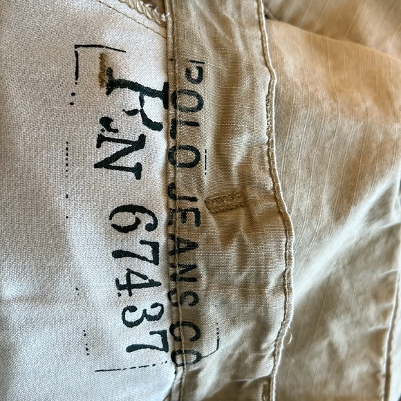 Vintage rare  Polo jeans military cargo trouser scorpion painted on leg - Picture 6 of 9